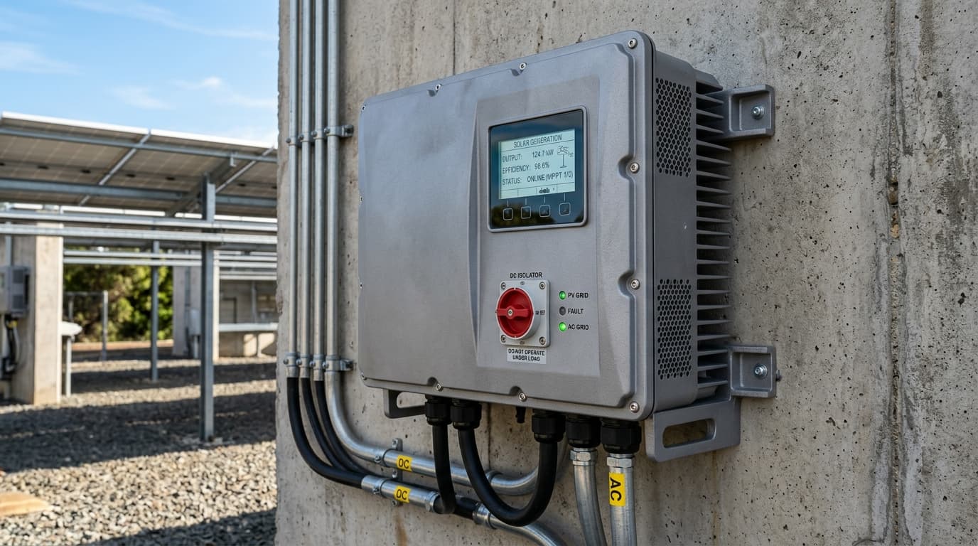 TNS 50kW Three-Phase Multi-MPPT Commercial Grid-Tied Solar Inverter